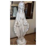 Virgin Mary  concrete cast indoor/outdoor  s