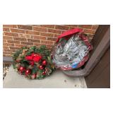 2 Christmas Wreaths