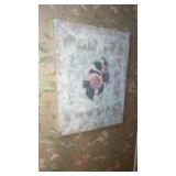 Frameless Acrylic? Canvas Painting of Flowers