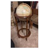 Imperial world Globe on wooden stand 39 inches