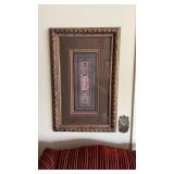 Set of 2 Framed & Matted Pictures approx 19ï¿½ x