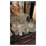 Half grouping of Crystal glass