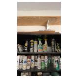 Grouping of Spray Paint and House Chemicals