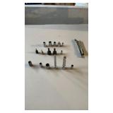 17 Various Sized Sockets and Extenders