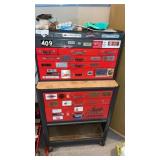 Tool box on toolbox cart