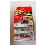 3 Johnny Lightning diecast metal cars