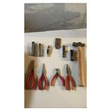 Various Tools, Needle Nose Pliers, Ball Peen