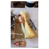 Grouping of zip-ties, gaskets, and more