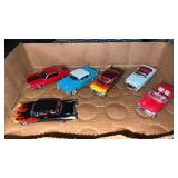 6  miscellaneous diecast cars 1:43 scale