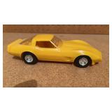 Yellow Chevrolet Corvette Promo Car