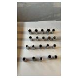 20 Various Sized Sockets