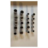 20 Various Sized Sockets