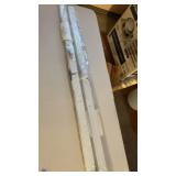 Lot of 2 1955-1957 rolled scuff plates fits all 2