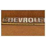 Chevrolet Chrome Automobile Badge , There is