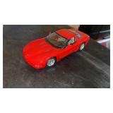 Burago 1997 Corvette, 1/24 scale diecast car