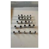 25 Various Sized Sockets