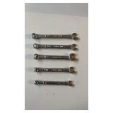 5 Craftsman Combination Wrenches