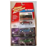 3 Johnny Lightning diecast metal cars