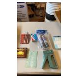 Stp all purpose grease 3 oz, staples, and pick