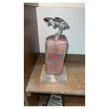 1989 All American Auto Show  Heavy Brick Statue,