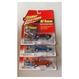 3 Johnny Lightning diecast metal cars