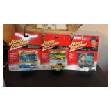 New on card 3 Johnny lightning  classic gold and