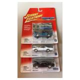 3 Johnny Lightning diecast metal cars