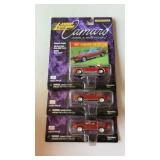 3 Johnny Lightning diecast metal cars