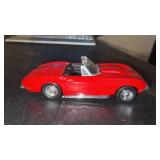 1967 Chevy convertible Corvette, red 1/24 scale