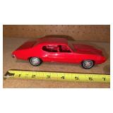 Red Pontiac GTO Plastic Replica