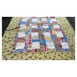 Vintage quilt/blanket, approximately 76 1/2 x 69"