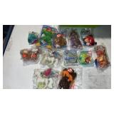 12 miscellaneous kids happy meal toys sealed in