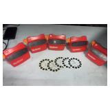 5 view master 3-D, and a 5 reels