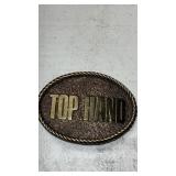 Advertising Belt buckle.