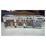 4 New  funko pops