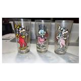 1978 Pepsi glasses, goofy uncle Scrooge, and