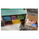 Doll house with accessories