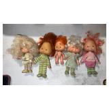 5 strawberry shortcake dolls