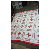 Nebraska Cornhuskers go big red blanket