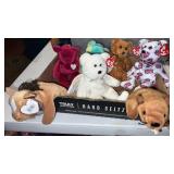 7 beanie babies  with tags