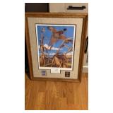 Framed and matted Indian summer pheasant by Harry