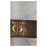 Advertising  belt buckle