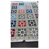 Lap quilt, approximately 47 x 66"
