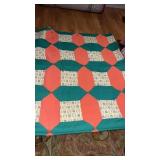 Approximately  78 x 68"  quilt