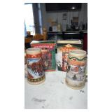 2 1994 Budweiser Holiday steins appears to be in