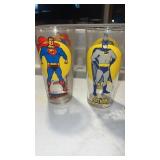 2 superhero series, Pepsi, glasses, Superman and