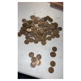 1911 - 1957 NO MINT MARK WHEAT PENNIES