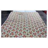 Heavy blanket, approximately 72 1/2 x 67"