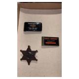 Silver and gold tone Harley Davidson/frontier