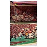 2 vintage Nebraska cornhusker football placemats
